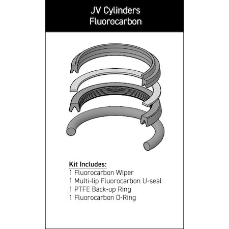 Miller - After Market Parts Hydraulic Cylinder Repair Kit- RK-I-U-1-3.500 JV-KR400-350